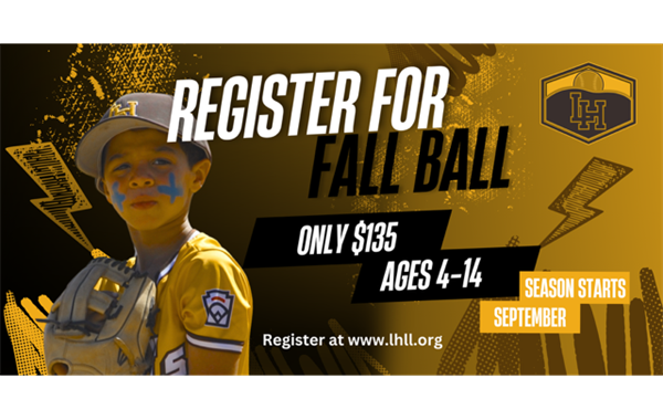 Fall Registration Open!!!